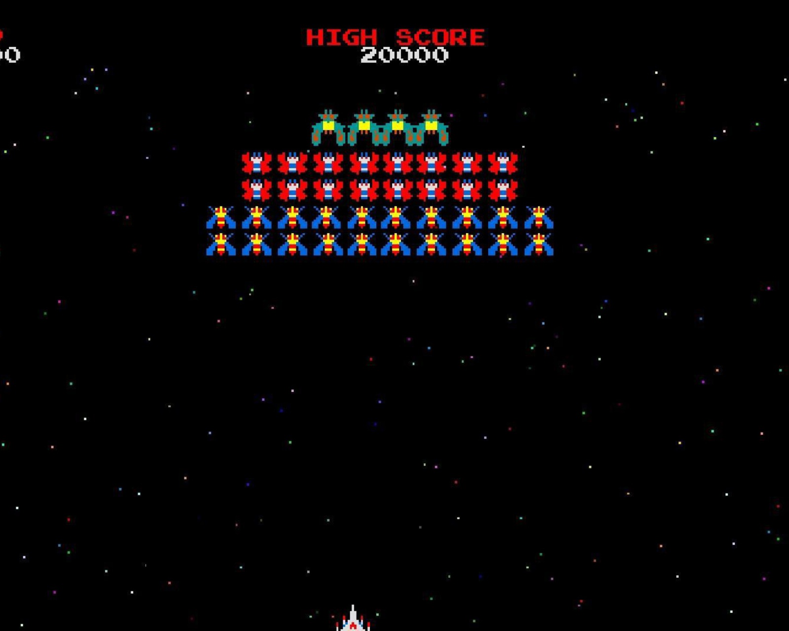 Das Galaxian Galaga Nintendo Arcade Game Wallpaper 1600x1280