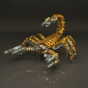 Screenshot №1 pro téma Steampunk Scorpion Robot 128x128