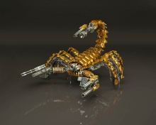 Fondo de pantalla Steampunk Scorpion Robot 220x176