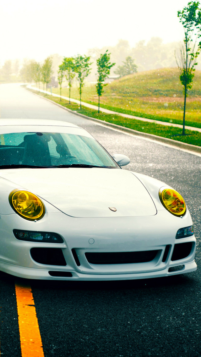 Screenshot №1 pro téma Porsche 911 GT3 Supercar 640x1136