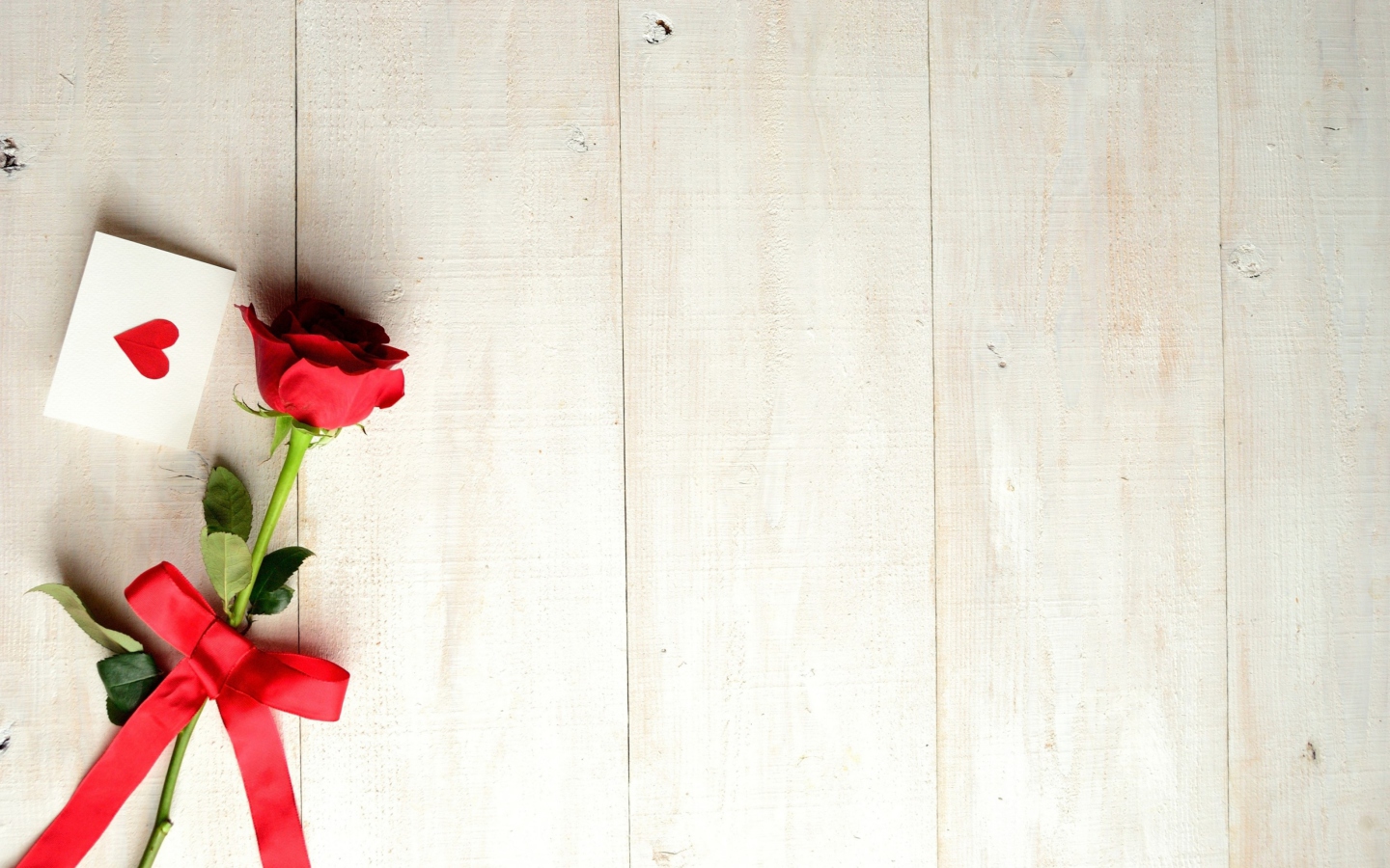 Fondo de pantalla Love Letter And Red Rose 1440x900