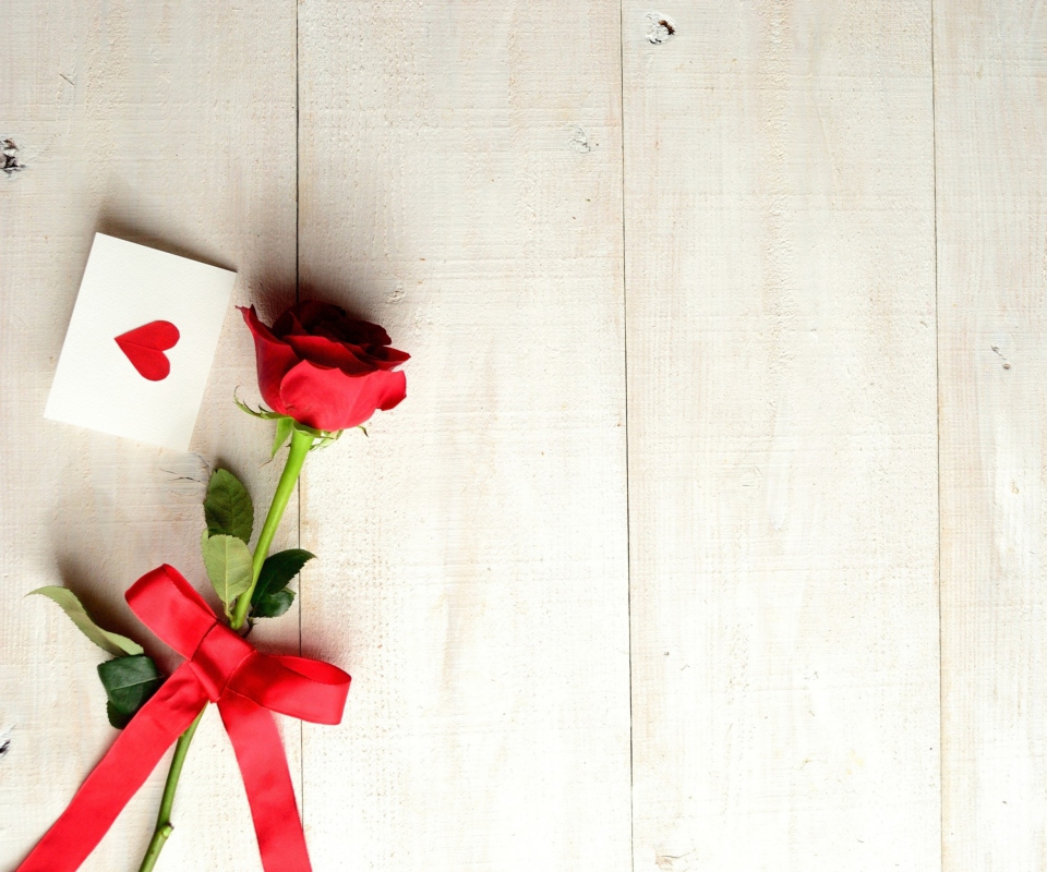 Love Letter And Red Rose screenshot #1 960x800