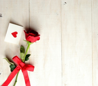 Love Letter And Red Rose papel de parede para celular para iPad Air