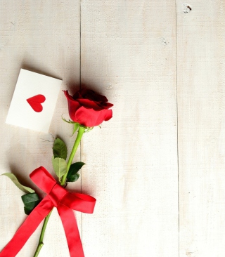 Love Letter And Red Rose - Fondos de pantalla gratis para Nokia Asha 311