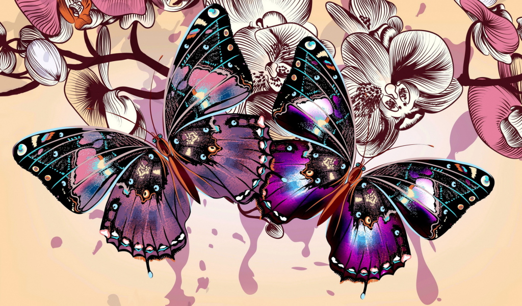 Butterflies screenshot #1 1024x600