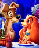 Screenshot №1 pro téma Lady And The Tramp 128x160