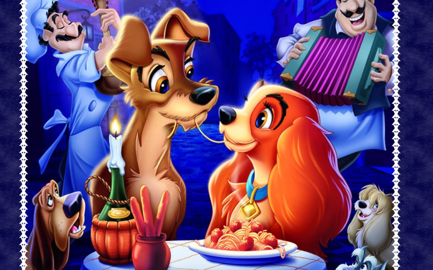 Screenshot №1 pro téma Lady And The Tramp 1440x900