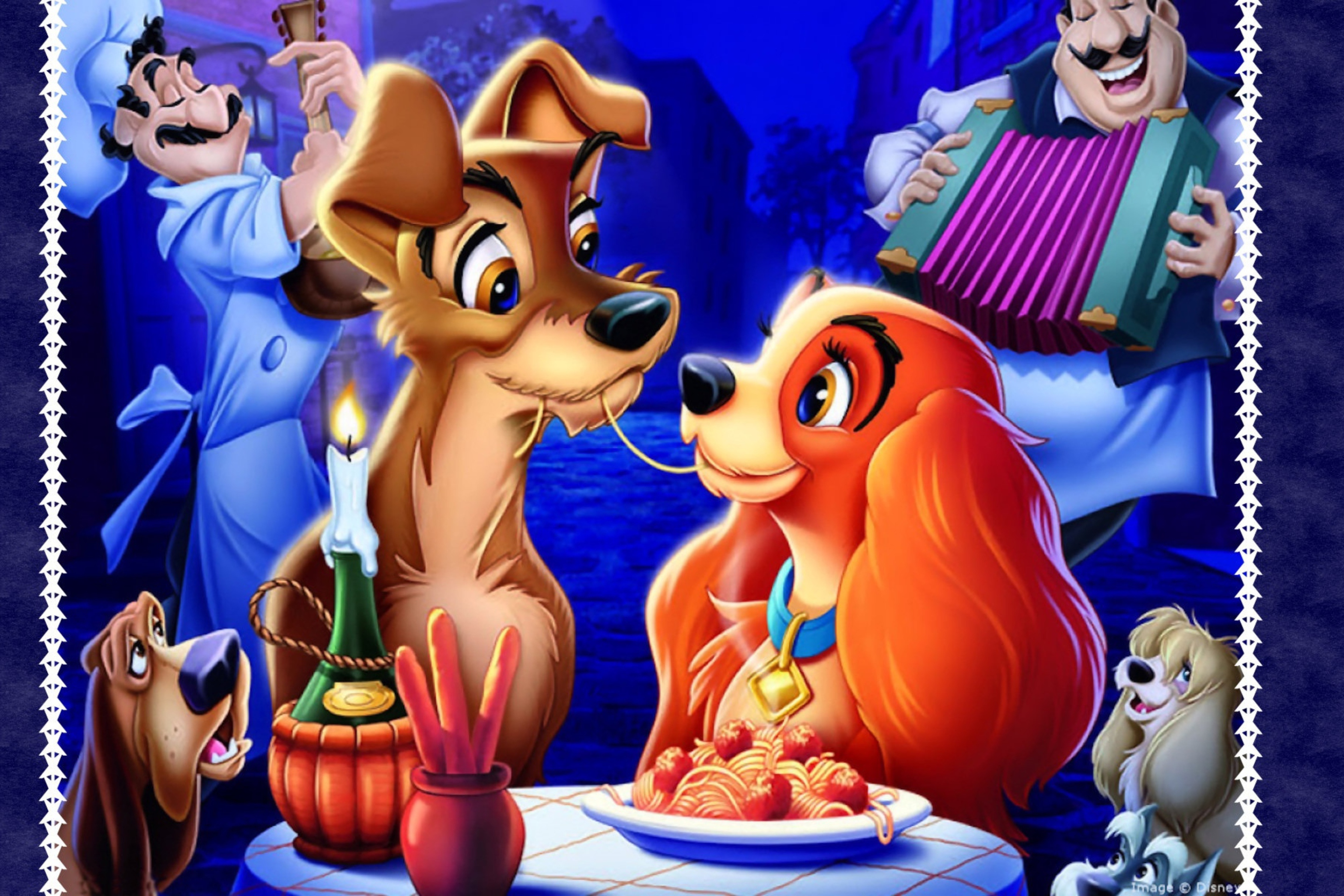 Das Lady And The Tramp Wallpaper 2880x1920