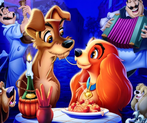 Lady And The Tramp wallpaper 480x400