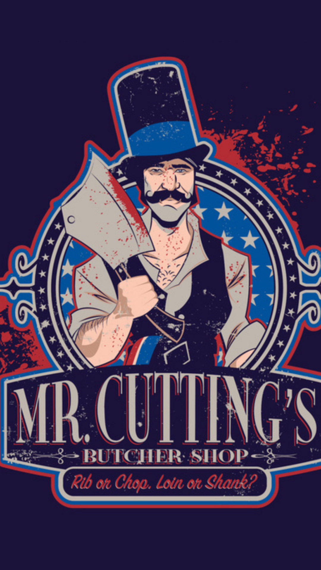Mr Cuttings Butcher wallpaper 1080x1920