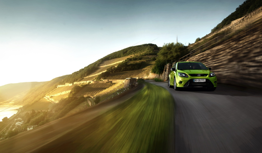 Ford Focus RS wallpaper 1024x600