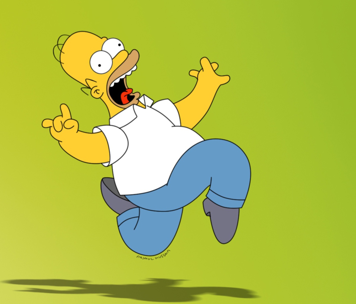 Das Homer Simpson Wallpaper 1200x1024