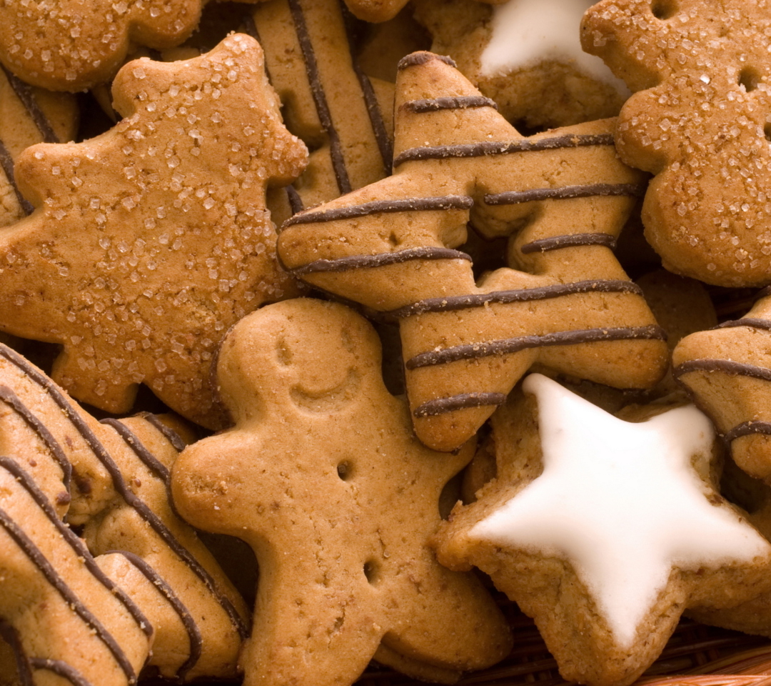Das Christmas Ginger Cookies Wallpaper 1080x960