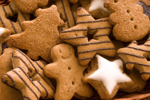Fondo de pantalla Christmas Ginger Cookies 480x320