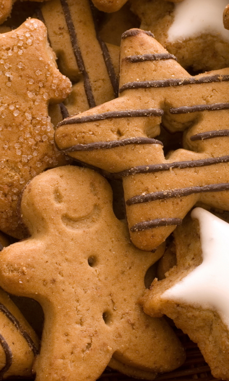 Screenshot №1 pro téma Christmas Ginger Cookies 768x1280