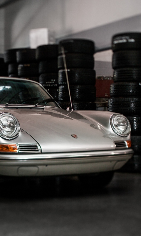 Sfondi Retro Porsche 480x800