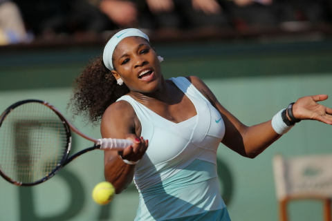 Fondo de pantalla Serena Williams 480x320