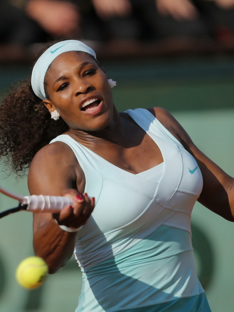 Fondo de pantalla Serena Williams 480x640