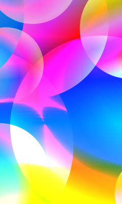 Das Background Circles Wallpaper 240x400