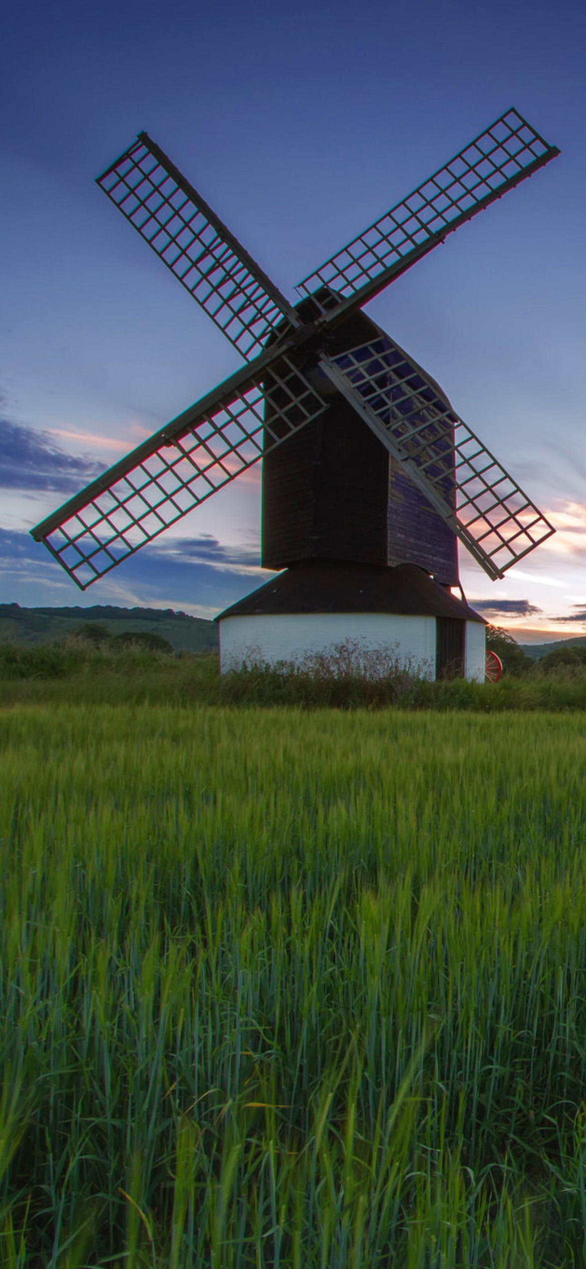 Das Windmill in Netherland Wallpaper 1170x2532