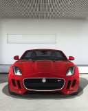 Fondo de pantalla Jaguar F Type in Parking 128x160