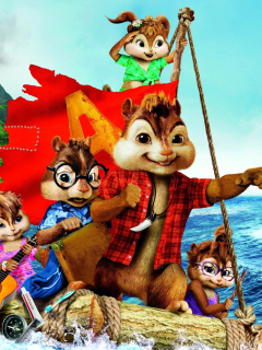 Alvin And The Chipmunks 3 2011 wallpaper 240x320