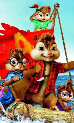 Alvin And The Chipmunks 3 2011 wallpaper 240x400