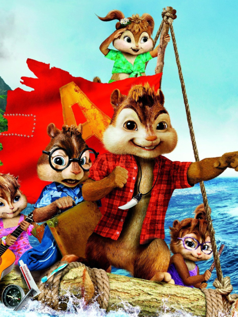 Screenshot №1 pro téma Alvin And The Chipmunks 3 2011 480x640