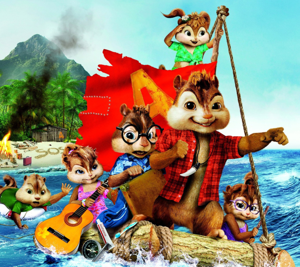 Alvin And The Chipmunks 3 2011 wallpaper 960x854