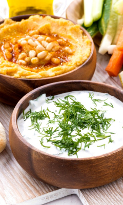 Hummus and Carrot for Veggies screenshot #1 240x400