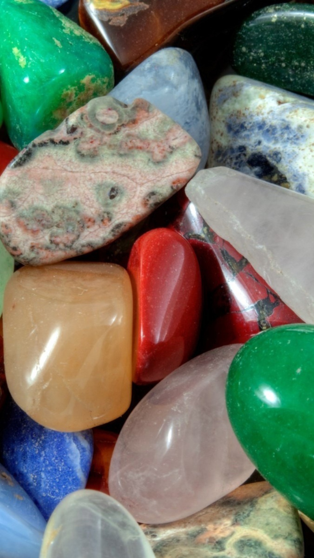 Fondo de pantalla Colorful Stones 1080x1920