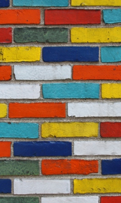 Das Bricks Wallpaper 240x400
