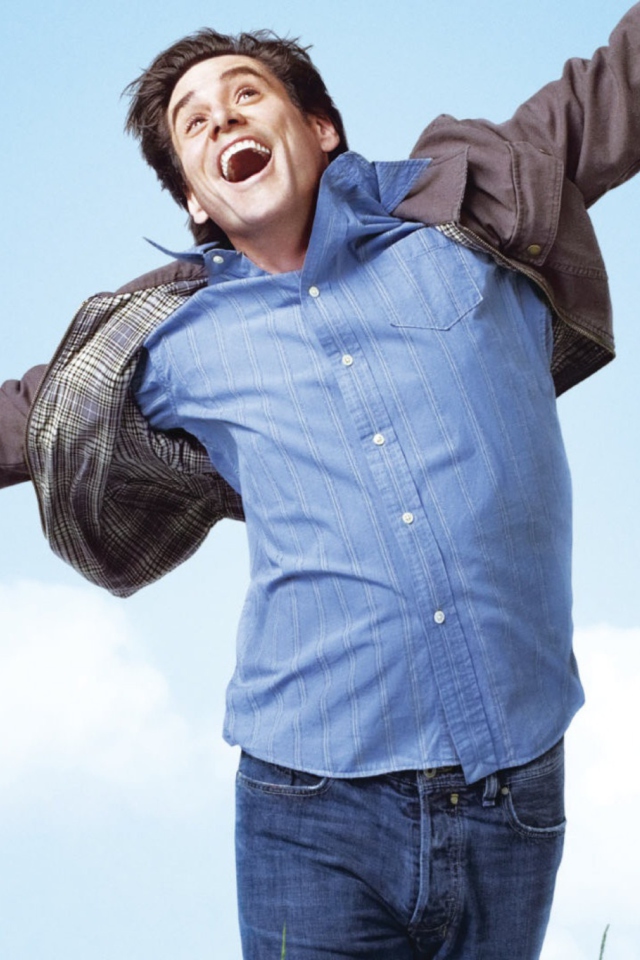 Das Jim Carrey In Yes Man Wallpaper 640x960