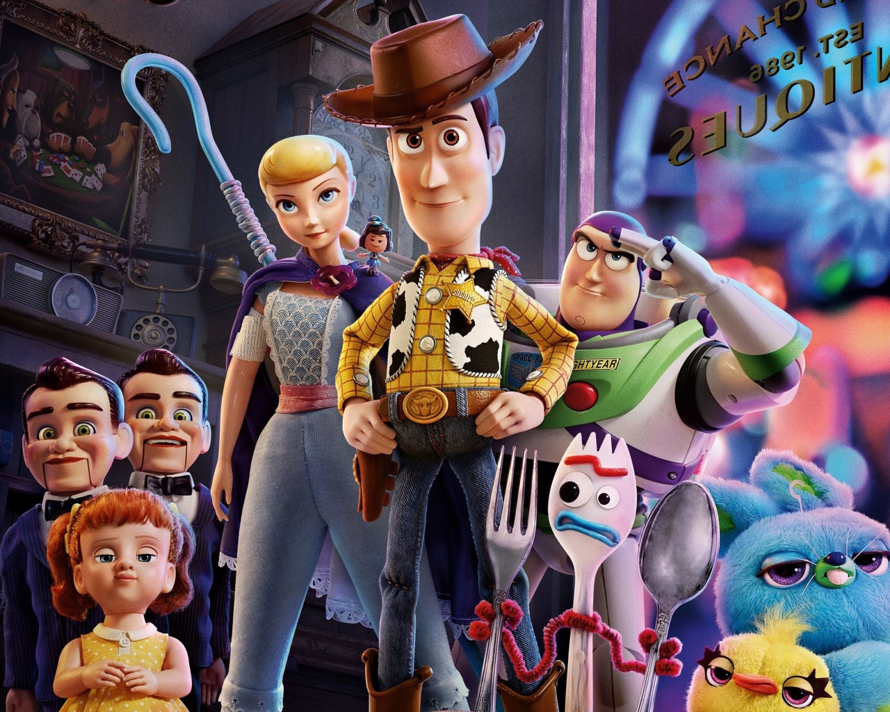Screenshot №1 pro téma Toy Story 4 1280x1024
