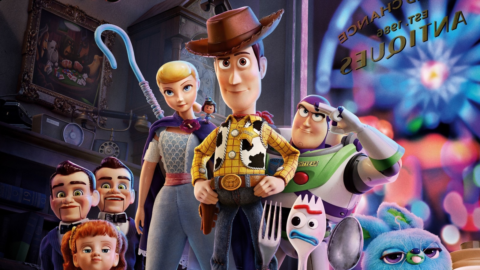 Toy Story 4 wallpaper 1600x900