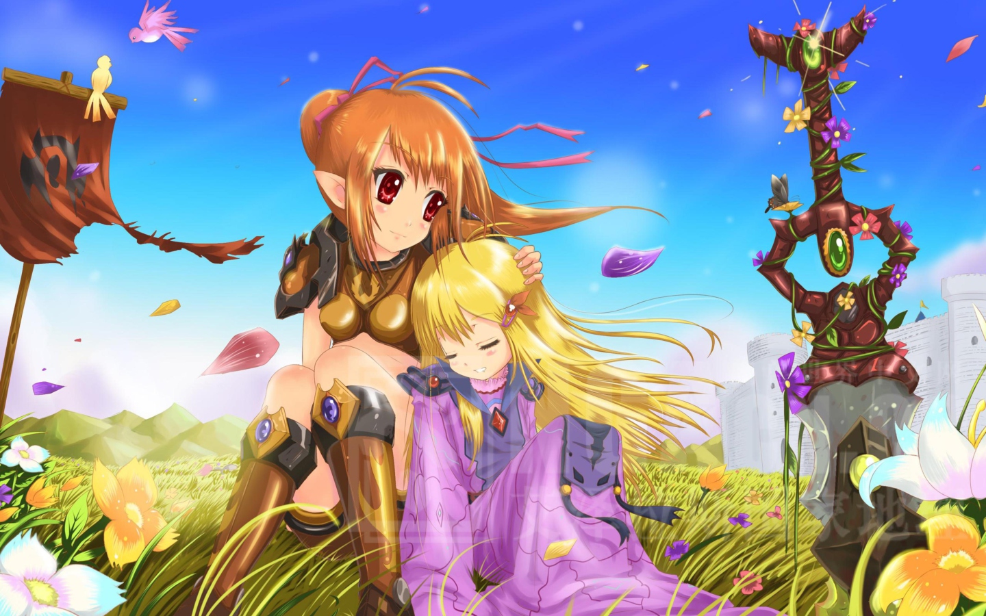 Das Anime Girls Wallpaper 1440x900