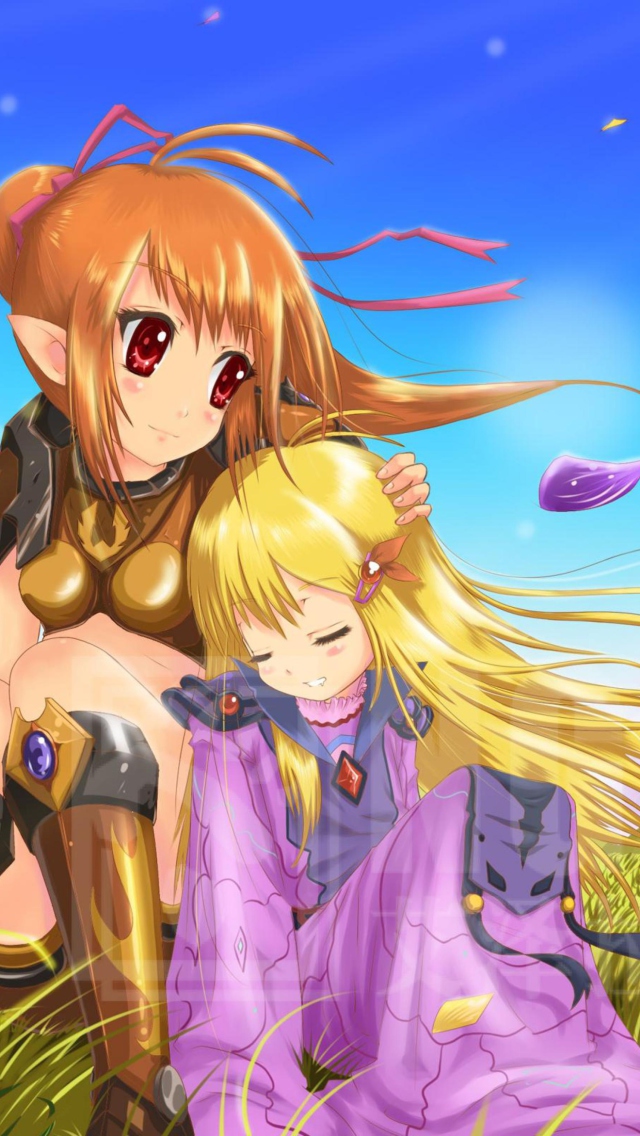 Fondo de pantalla Anime Girls 640x1136