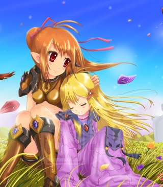 Kostenloses Anime Girls Wallpaper für HTC HD7