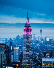 Fondo de pantalla Empire State Building in New York 176x220