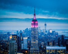 Sfondi Empire State Building in New York 220x176
