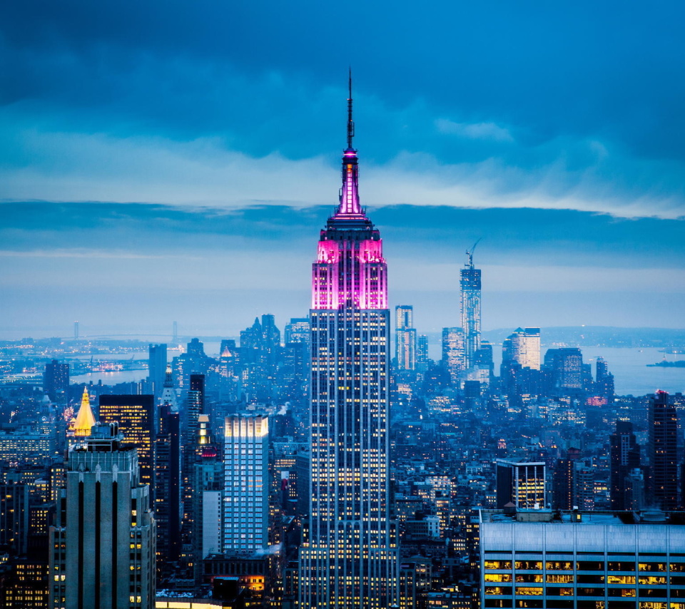 Das Empire State Building in New York Wallpaper 960x854