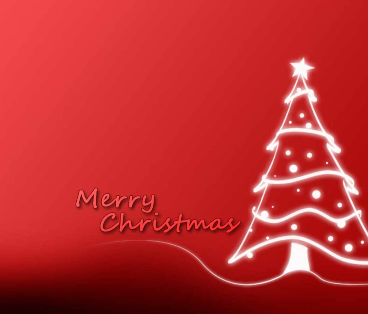 Screenshot №1 pro téma Christmas Red And White Tree 1200x1024
