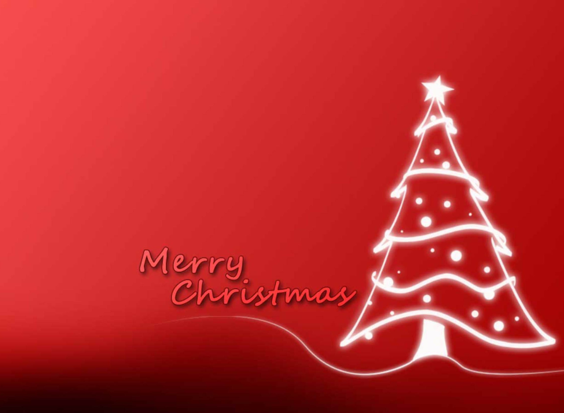 Das Christmas Red And White Tree Wallpaper 1920x1408