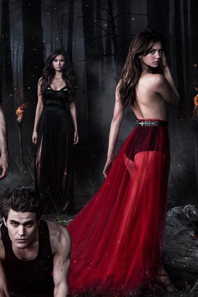 Screenshot №1 pro téma The Vampire Diaries with Nina Dobrev 640x960