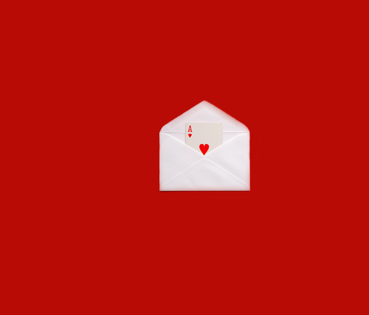 Обои Card In Envelop 1200x1024