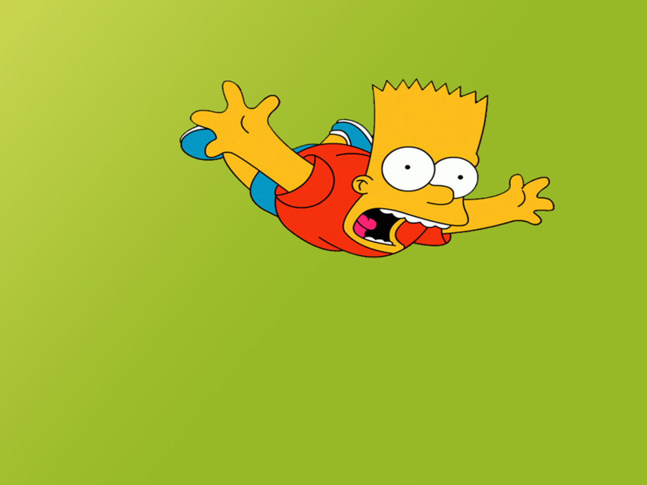 Fondo de pantalla Bart Simpson 1280x960