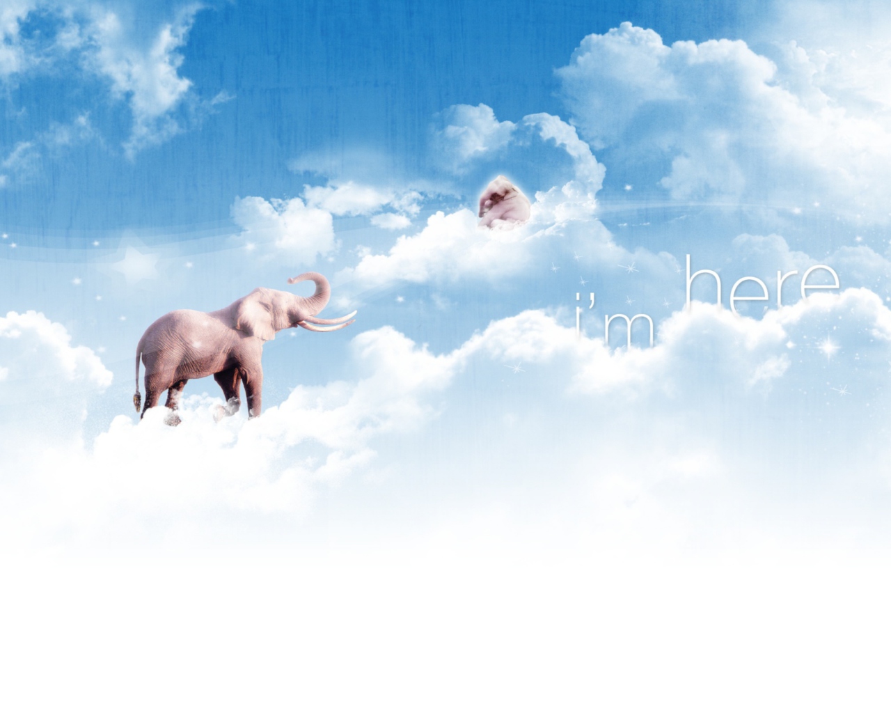 Fondo de pantalla I'm Here 1280x1024