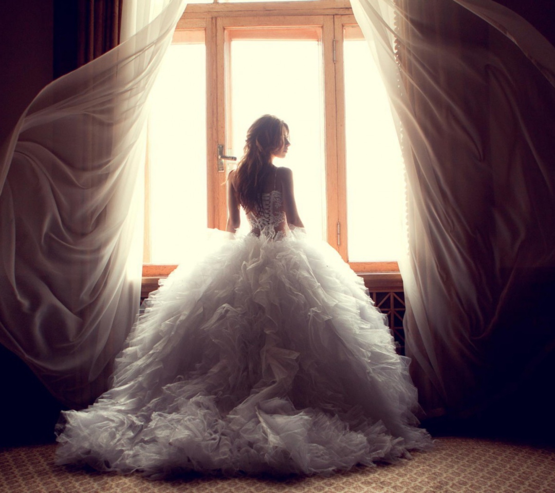 Sfondi Beautiful Bride 1080x960