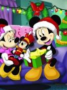 Das Mickey Christmas Wallpaper 132x176