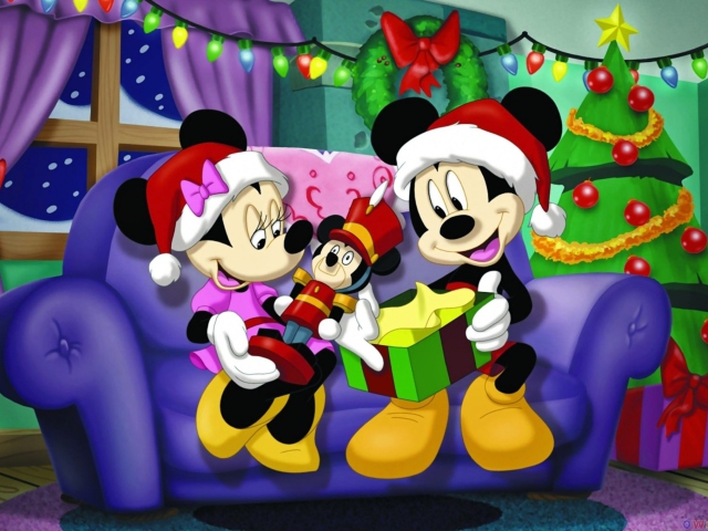 Mickey Christmas wallpaper 640x480